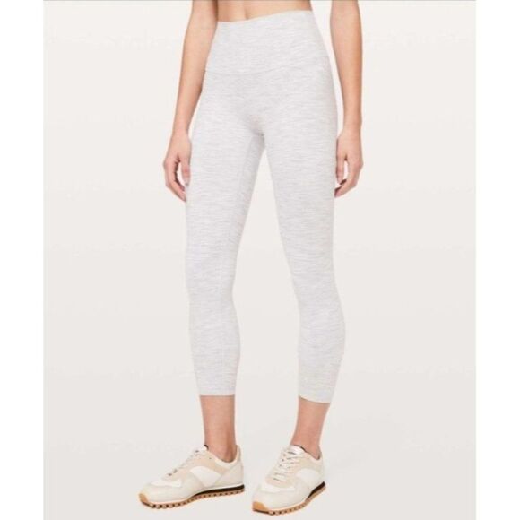 Lululemon Wunder Under High-Rise Striped 7/8 Tight *Luxtreme 25" Size 6 W5BSOS - Picture 1 of 11